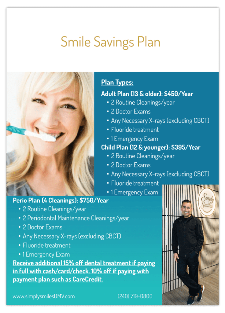 Insurance and payment options